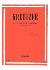 Kreutzer, Rudolphe : 42 Studi per Violino trascritti per Viola