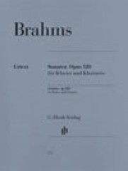 Brahms, Johannes : Sonate op. 120, per Clarinetto e Pianoforte. Urtext
