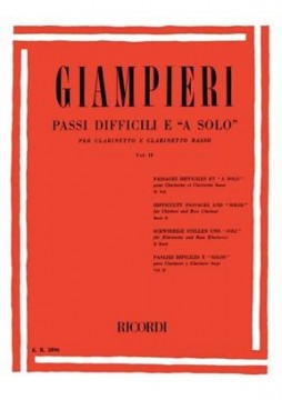 AA.VV. : Passi difficili e a solo per Clarinetto e Clarinetto basso, vol. II