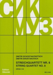 Shostakovich, Dmítrij : Quartetto per Archi n. 8 op. 110. Set parti Shostakovich, Dmítrij : Quartetto per Archi n. 8 op. 110. Set parti