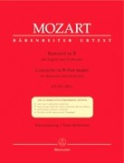 Mozart, Wolfgang Amadeus : Concerto KV 191, riduzione per Fagotto e Pianoforte. Urtext