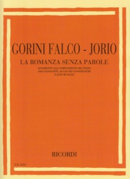Gorini Falco, R.  - Jorio, A. : La romanza senza parole
