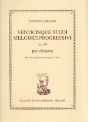 Carcassi, Matteo : 25 Studi op. 60, per Chitarra