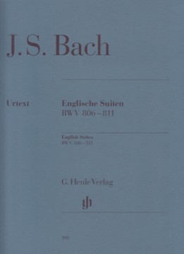 Bach, Johann Sebastian : Suites inglesi, per Clavicembalo. Urtext
