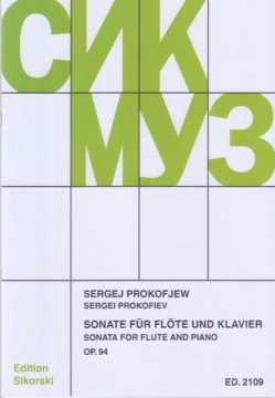Prokofieff, Sergej : Sonata op. 94, per Flauto e Pianoforte