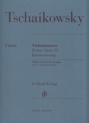 Tchaikovsky, Pyotr Il’yich : Concerto in re op. 35, riduzione per Violino e Pianoforte. Urtext