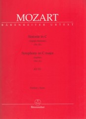 Mozart, Wolfgang Amadeus : Sinfonia n. 41 KV 551 Jupiter. Partitura. Urtext