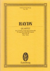 Haydn, Franz Joseph : Quartetto d’Archi Op. 76/6, HOB III/80. Partitura tascabile