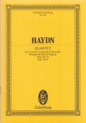 Haydn, Franz Joseph : Quartetto d’Archi Op. 76/4, HOB III/78. Partitura tascabile