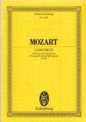 Mozart, Wolfgang Amadeus : Concerto per Pianoforte e Orchestra K 449. Partitura tascabile