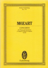 Mozart, Wolfgang Amadeus : Concerto per Pianoforte e Orchestra K 503. Partitura tascabile