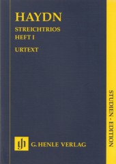Haydn, Franz Joseph : Streichtrios, vol. I. Partitura tascabile. Urtext