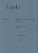 Haydn, Franz Josef : Complete Piano Sonatas, vol. III. Urtext