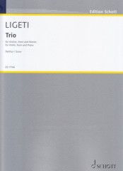 Ligeti, György Sándor : Trio für Violine, Horn und Klavier. Partitura e parti