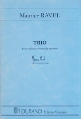 Ravel, Maurice : Trio pour piano, violon et violoncelle. Partitura tascabile