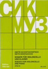Shostakovich, Dmítrij : Sonata op. 40, per Violoncello e Pianoforte