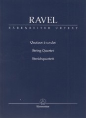 Ravel, Maurice : Quartetto per Archi. Partitura tascabile. Urtext