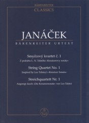Janacek, Leoš : String Quartet No. 1. Inspired by Tolstoy's Kreutzer Sonata. Partitura tascabile. Urtext