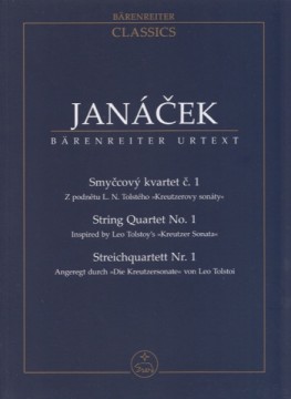 Janacek, Leoš : String Quartet No. 1. Inspired by Tolstoy's Kreutzer Sonata. Partitura tascabile. Urtext