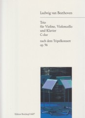 Beethoven, Ludwig van : Trio in do per Violino, Violoncello e Pianoforte, dal Triplo Concerto op. 56. Set parti Beethoven, Ludwig van : Trio in do per Violino, Violoncello e Pianoforte, dal Triplo Concerto op. 56. Set parti