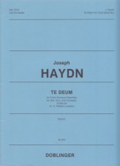 Haydn, Franz Josef : Te Deum für Fürst Nicolaus Esterházy. Partitura