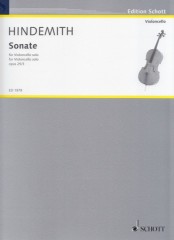 Hindemith, Paul : Sonata op. 25/3, for Violoncello solo