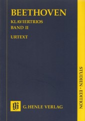 Beethoven, Ludwig van : Klaviertrios, vol. 2. Partitura tascabile. Urtext Beethoven, Ludwig van : Klaviertrios, vol. 2. Partitura tascabile. Urtext