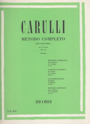 Carulli, Ferdinando : Metodo completo per Chitarra, vol. 2