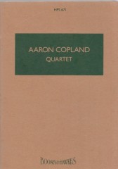 Copland, Aaron : Quartet for Piano and Strings. Partitura tascabile