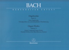 Bach, Johann Sebastian : Composizioni per Organo, vol. XI: Freely Composed Organ Works. Chorale Partitas from Miscellaneous Sources. Urtext