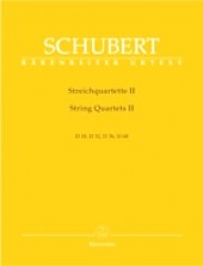 Schubert, Franz : String Quartets, vol. II. Set of parts. Urtext