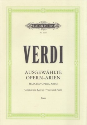Verdi, Giuseppe : Selected Opera Arias, for Bass