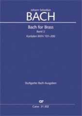 Bach, Johann Sebastian : Bach for Brass II: Kantaten BWV 101 ff.
