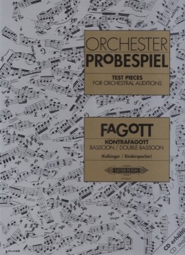 AA.VV. : Test Pieces for Orchestral Auditions: Fagott