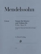Mendelssohn Bartholdy, Felix : Sonata op. 58, per Violoncello e Pianoforte. Urtext