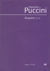 Puccini, Giacomo : Requiem per Coro STB, Viola sola, Armonio o Organo. Partitura