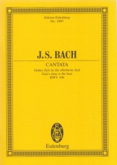 Bach, Johann Sebastian : Gottes Zeit ist die allerbeste Zeit (Actus Tragicus) BWV 106. Partitura tascabile.