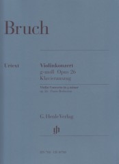 Bruch, Max : Concerto n. 1 in sol minore op. 26, riduzione per Violino e Pianoforte. Urtext