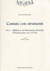 Bononcini, G. : Cantate con strumenti, vol. 1
