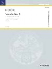 Hook, J. : Sonata n. 6, per Flauto dolce Soprano e Basso continuo