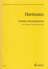 Hartmann, K.A. : 2° string quartet. Partitura tascabile