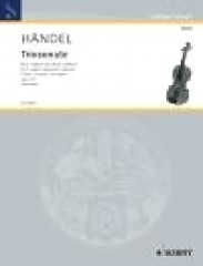 Händel, Georg Friedrich : 9 Triosonate op. 2 per 2 Violini, Basso continuo, Violoncello ad libitum: nr. 5 Händel, Georg Friedrich : 9 Triosonate op. 2 per 2 Violini, Basso continuo, Violoncello ad libitum: nr. 5