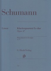 Schumann, Robert : Quartetto op. 47, per Pianoforte, Violino, Viola e Violoncello. Set parti. Urtext