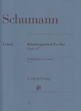 Schumann, Robert : Quartetto op. 47, per Pianoforte, Violino, Viola e Violoncello. Set parti. Urtext