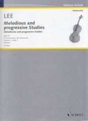 Lee, Sebastian : Melodious and progressive Studies op. 31 vol. 1, per Violoncello