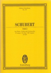 Schubert, Franz : Piano Trio op. 100. Partitura tascabile