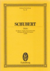 Schubert, Franz : Piano Trio op. 99. Partitura tascabile