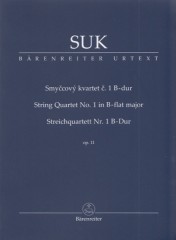 Suk, Josef : String Quartet no. 1 B-flat major op. 11. Partitura tascabile. Urtext
