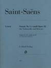 Saint-Saëns, Camille : Sonata n. 1 op. 32, per Violoncello e Pianoforte. Urtext