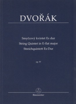 Dvorák, Antonín : Quintetto op. 97, per 2 Violini, 2 Viole e Violoncello. Partitura tascabile. Urtext